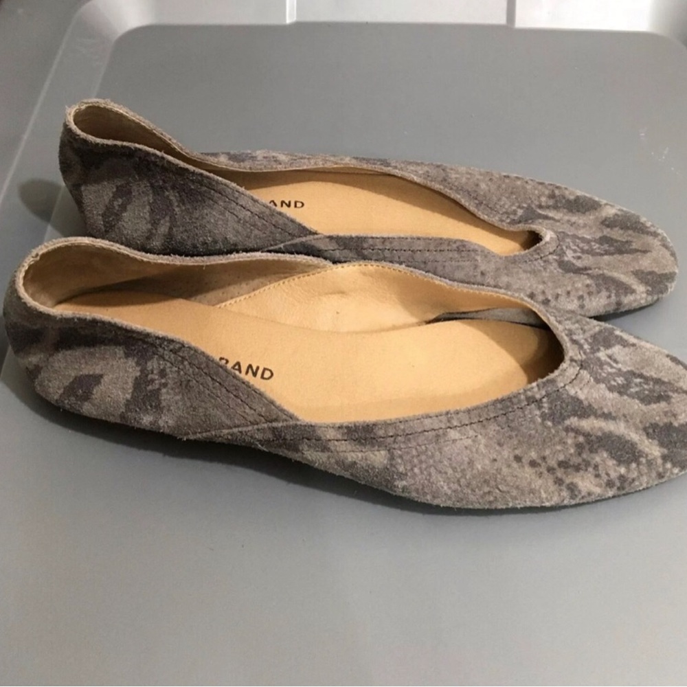 Lucky Brand snakeprint leather flats. Size 8. - Picture 3 of 8